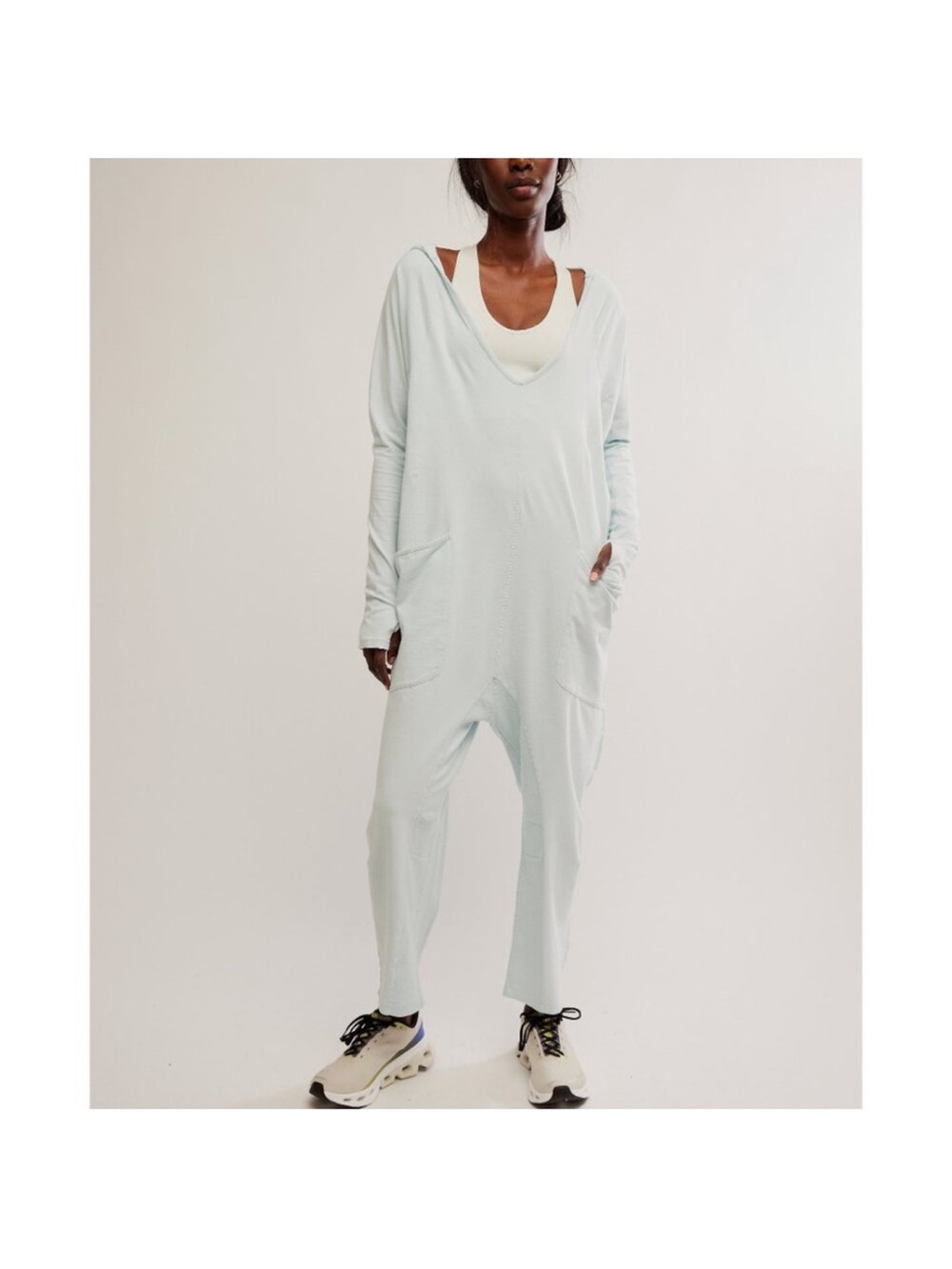 NEW FP MOVEMENT by Free People Long Sleeved Hot Shot with Hood and Pockets NWT 🌷
